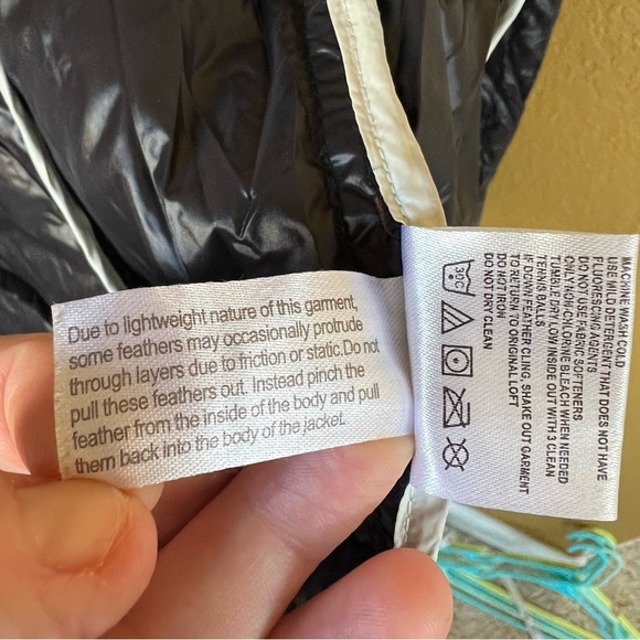 CALVIN KLEIN Packable Duck Down Puffer Coat Jacket w/ Hood - Picture 6 of 12